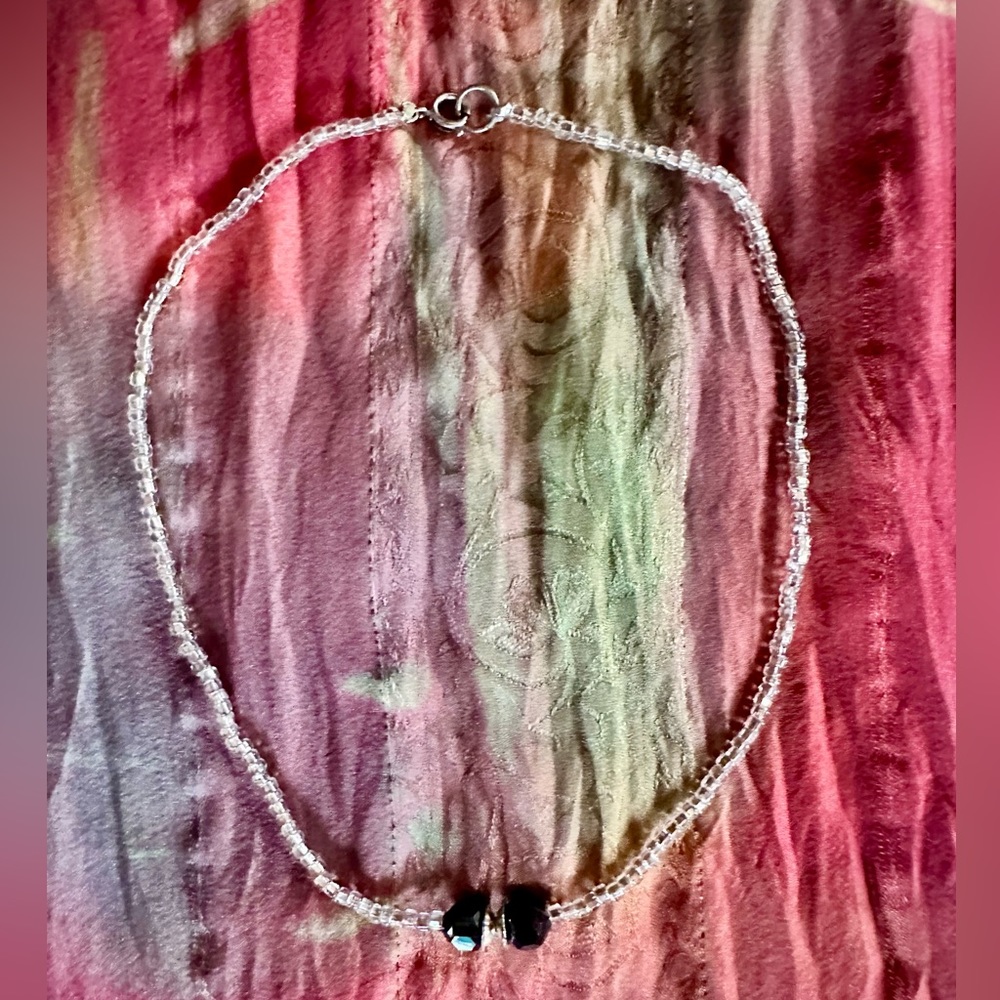 Sparkle bead vintage necklace from 50’s in great condition!